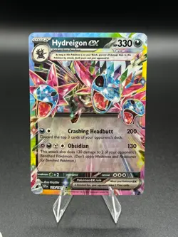 Pokemon Card Hydreigon Ex 119/191 Ultra Rare Scarlet Violet Surging Sparks LP - Image 1