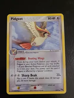 Pidgeot 2/17 Holo Rare Promo Pop Series 2 Set Pokemon Card 2005 LP/MP - Image 1