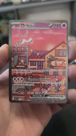 Pokemon TCG Scarlet & Violet Mew EX SVP 053 Black Star Promo Card - Image 4