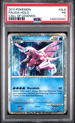 2011 POKEMON CALL OF LEGENDS #SL8 PALKIA-HOLO PSA 1 - Image 1