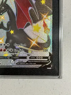 2020 POKEMON SWSH #079 FA/CHARIZARD V CHAMPIONS PATH-SECRET Rare SGC 10 - Image 5