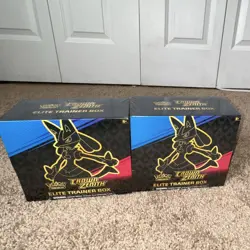 Pokemon TCG Crown Zenith Elite Trainer Box Lot (2 Boxes) Sealed 2023 - Image 1
