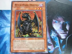 Pechschwarzer Drache Pitch-Dark Dragon DR1-DE063 DR1-EN063 MFC-008 YU-GI-OH NEU - Image 3