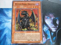 Pechschwarzer Drache Pitch-Dark Dragon DR1-DE063 DR1-EN063 MFC-008 YU-GI-OH NEU - Image 4