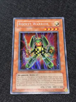 Yu-Gi-Oh! Rocket Warrior CT2-EN005 Secret Rare Limited NA EN 2005 - Image 1