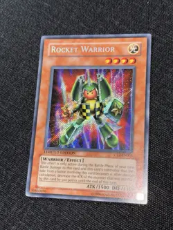 Yu-Gi-Oh! Rocket Warrior CT2-EN005 Secret Rare Limited NA EN 2005 - Image 2