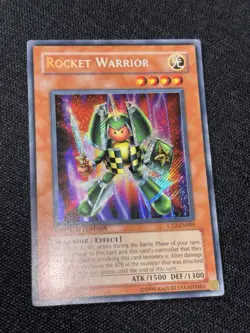 Yu-Gi-Oh! Rocket Warrior CT2-EN005 Secret Rare Limited NA EN 2005 - Image 3