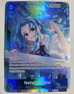 Nefeltari Vivi EB03-024 Alt Art SR Extra Booster: One Piece Heroines *FREE SHIP* - Image 1