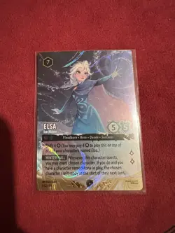 Disney Lorcana Elsa Ice Maker Foil Promo DLC Challenge 6/C2 EN7 - Image 1