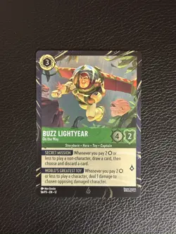 Exclusive Disney Lorcana Buzz Lightyear On The Way Promo 56/P3 Wilds Unknown - Image 1