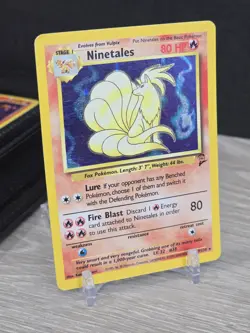 Pokemon Card TCG Ninetales 13/130 Base Set 2 1999 - 2000 Holo Rare Vintage WOTC - Image 1