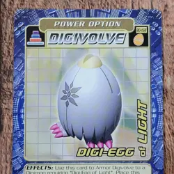 MINT NM Digi Egg of Light BO-158 Digimon 2000 Bandai Trading Card Digivolve TCG - Image 1
