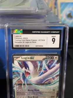 CGC 9 Lugia ex 017/034 Trading Card Game Classic Holo - Image 2