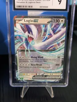 CGC 9 Lugia ex 017/034 Trading Card Game Classic Holo - Image 3
