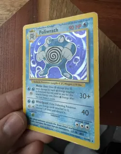 Pokemon Poliwrath Card 13/102 Base Set Holo Rare Vintage 1999 WOTC - Image 5