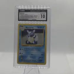 Pokemon TCG CGC 10 Wartortle 002/034 Trading Card Game Classic Holo 2023 - Image 1