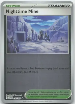 Nighttime Mine 197/217 Reverse Holo ME: Ascended Heroes Pokemon Card NM - Image 1