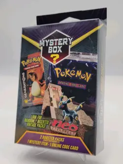 2021 Pokemon MJ Holding Mystery Box 1:4 2 Booster Packs 1 Item 1 Code Card - Image 1