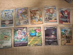 10 Pokemon Card Lot Melony, quaxly, venusaur, mew, Arezu - Image 1