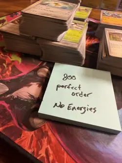 Pokemon TCG Perfect Order Bulk Lot Of 800 Cards No Energies Read Description - Image 2