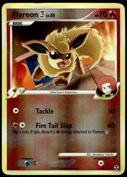 Flareon E4 060/111 Holo Miscellaneous Cards & Products Pokemon Reverse Holo MP - Image 1