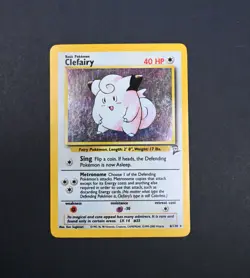LP- Clefairy Holo (6) 6/130 Base Set 2 (BS2) Pokemon Card - Image 1