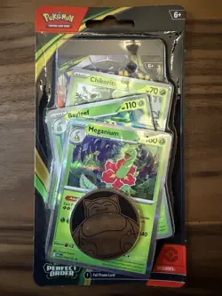 Pokemon TCG Mega Evolution Perfect Order Promo Card Set With Coin - Set Of 2 - Image 2