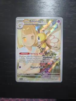 Lillie’s Ribombee 164/159 Illustration Rare Journey Together Pokemon Card NM - Image 1