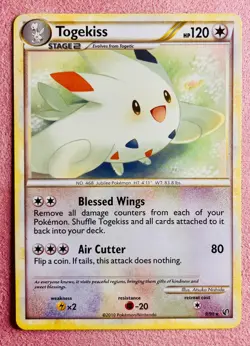 Togekiss 9/90 Non Holo | HGSS Undaunted | 2010 Pokemon TCG Card | LP - Image 1