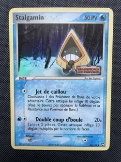 Carte Pokemon reverse stamp Stalgamin 64/108 EX Gardien du Pouvoir Bloc EX FR - Image 1