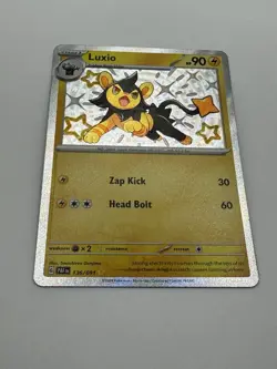 Luxio 136/091 - Pokemon TCG - Paldean Fates Shiny Rare Holo - M/NM - Image 1