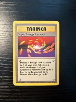 Pokemon Super Energy Removal 79/102 Base Set Unlimited Rare NM - Image 2