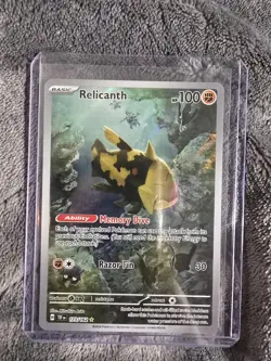 Relicanth 173/162 Illustration Rare Holo Pokemon TCG SV05: Temporal Forces - Image 1