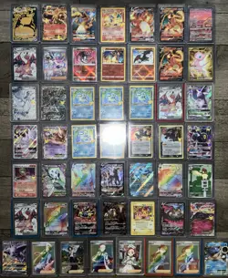 Pokemon Cards Charizard Umbreon Mew Pikachu Full Art Rare Bonus Trainers TCG - Image 1