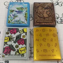 Complete Mystery Box Set Deck Shields Pokemon Card Sleeves 4 Designs - Image 1