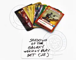 Shadows of the Galaxy Weekly Play Set 28 Cards [Star Wars Unlimited] SEALED - Image 1