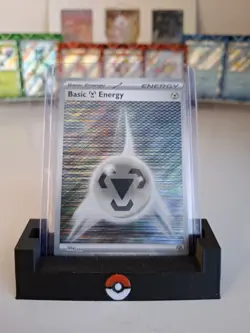 Pokemon SVE 024 Basic Metal Energy Holo Card White Flare/Black Bolt. Pack Fresh. - Image 3