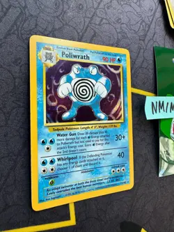 Pokemon Card Poliwrath Base Set Unlimited Holo WOTC Vintage 13/102 023 💎NM💎 - Image 3