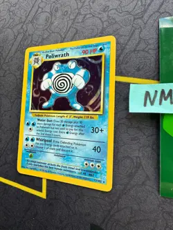 Pokemon Card Poliwrath Base Set Unlimited Holo WOTC Vintage 13/102 023 💎NM💎 - Image 4