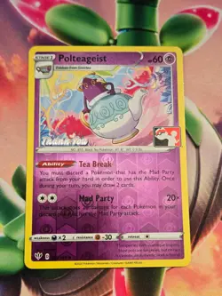 Polteageist [Thank You] 83/189 League & Championship Cards Pokemon Rev Holo NM - Image 1