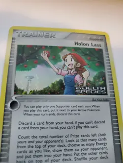 Holon Lass Ex Holo Pokemon Card Base Fossil WOTC NM + U - Image 3
