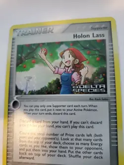 Holon Lass Ex Holo Pokemon Card Base Fossil WOTC NM + U - Image 4