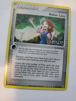 Holon Lass Ex Holo Pokemon Card Base Fossil WOTC NM + U - Image 5