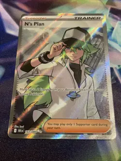 Pokemon TCG N’s Plan 163/086 Holo Double Rare Black Bolt NM/M - Image 1