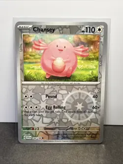 Chansey 144/198 Common Reverse Holo Pokemon Scarlet & Violet Trading Card TCG NM - Image 1