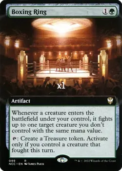 MTG Borderless Commander: Streets of New Capenna NCC Boxing Ring MINT - Image 1