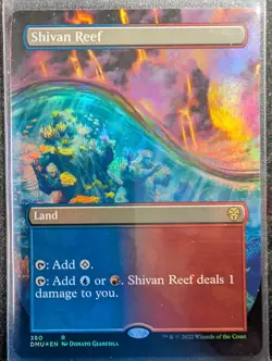 Shivan Reef - Foil Borderless - Dominaria United (MTG) - Image 1