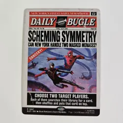 Scheming Symmetry Marvel's Spider-Man: Daily Bugle Breaking News Secret Lair MTG - Image 1