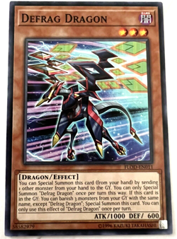 YuGiOh! - Defrag Dragon - FLOD-EN011 - Unlimited - Common - Image 1