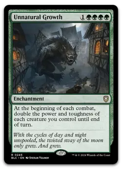 Unnatural Growth #245 (NM) Bloomburrow BLC Magic MTG - Image 1